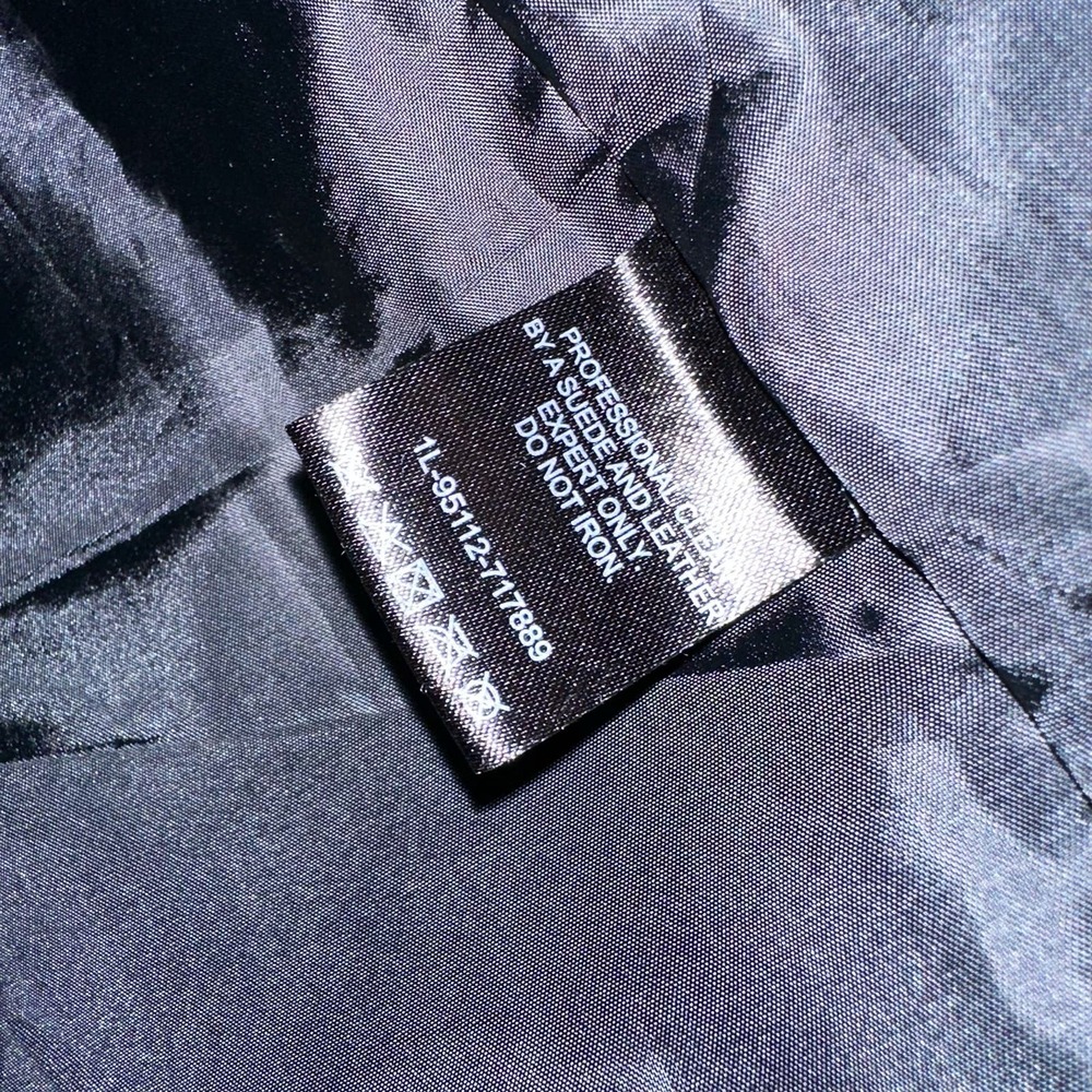 Castro Genuine Leather Jacket Moto Leather Jacket Zip Banded Collar - Picture 8 of 10